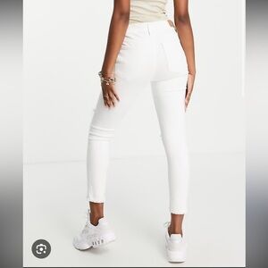 American Eagle, White Skinny Short Jeans, sz:0